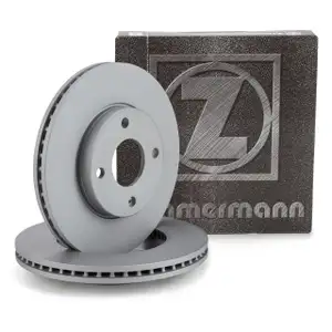 ZIMMERMANN Brake Disc Set for FORD 7 MK7 1.0 EcoBoost, 1.1, 1.5 TDCi (Front) 2095058