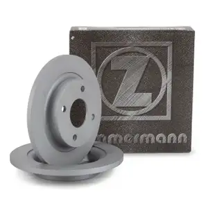 ZIMMERMANN Bremsscheiben Satz f&uuml;r FORD 7 MK7 1.0 EcoBoost 1.1 1.5 TDCi hinten 2096336