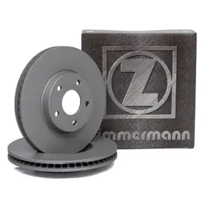 ZIMMERMANN Brake Disc Set for FORD Focus 4 MK4 (up to August 2018) &ndash; Front