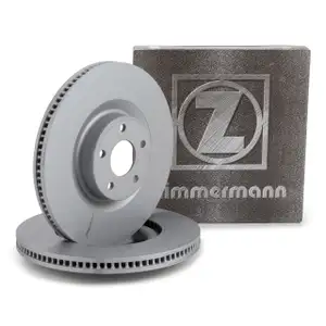 ZIMMERMANN Bremsscheiben Satz f&uuml;r FORD Focus 4 MK4 ST vorne 2352444