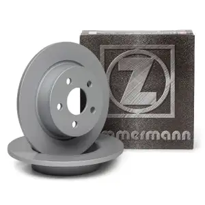 ZIMMERMANN Brake Disc Set for FORD Transit Connect V408 (Rear) 2279491