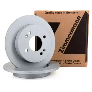 ZIMMERMANN Bremsscheiben Satz f&uuml;r Hyundai i10 (IA PA) Kia Picanto (BA TA) hinten