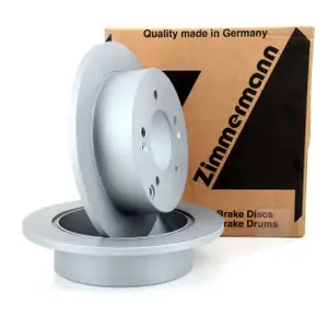 ZIMMERMANN Brake Disc Set for Sonata V, Tucson XG, Magentis, and Sportage (Rear)