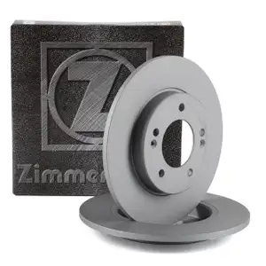 ZIMMERMANN Bremsscheiben Satz f&uuml;r HYUNDAI i30 PD KIA CeeD CD hinten 58411-G4300