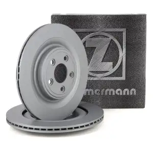 ZIMMERMANN Bremsscheiben Satz f&uuml;r JAGUAR S-Type 2 X200 XF 1 XJ XK 2 hinten