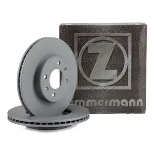 ZIMMERMANN Brake Disc Set for KIA PICANTO (JA) 1.0 67 hp + 1.2 84 hp (front)