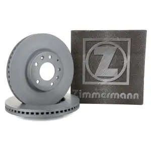 ZIMMERMANN Brake Disc Set for Mazda CX-7 (ER) 2.3DISI 2.2MZR-CD/AWD (Front)