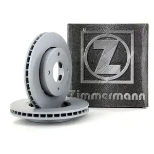 ZIMMERMANN Brake Disc Set for MITSUBISHI Colt 6 CZC SMART ForFour 454 (Front)