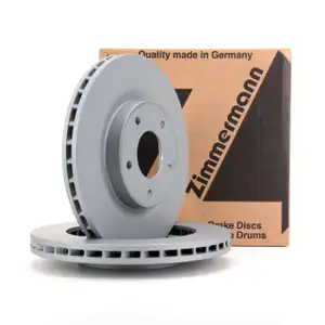 ZIMMERMANN Brake Disc Set for Chrysler, Citro&euml;n, Jeep, Mitsubishi, and Peugeot (Front)