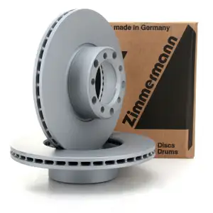ZIMMERMANN Brake Disc Set for Mercedes S-Class W116, SL R107, C107 (Front)