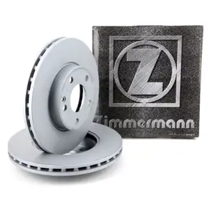 ZIMMERMANN Brake Disc Set for Mercedes W176, W245, C117 180, 160/180CDI (Front)