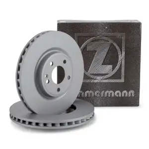 ZIMMERMANN Bremsscheiben Satz f&uuml;r MERCEDES W176 W246 C117 X117 X156 vorne 2464212612