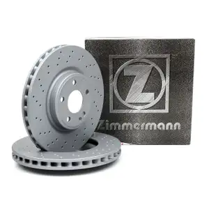 ZIMMERMANN Brake Discs for Mercedes W176, W246, C117, and X156 with Sport Package (Front)