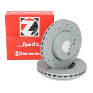 Zimmermann SPORT Bremsscheiben Satz f&uuml;r MERCEDES-BENZ E-Klasse W211 S211 vorne