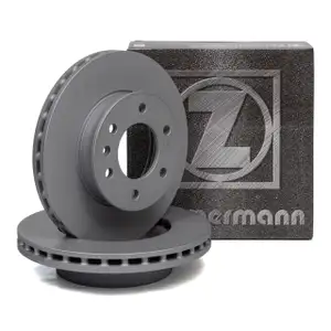 ZIMMERMANN Brake Disc Set for MERCEDES Sprinter 906, 907, 910 and VW Crafter 2E, 2F (front)