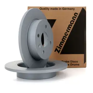 ZIMMERMANN Brake Disc Set, 240 mm, for Opel Astra G, H, and Meriva A (Rear)