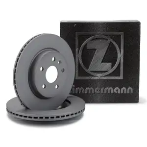 ZIMMERMANN Bremsscheiben Satz f&uuml;r OPEL Insignia A SAAB 9-5 YS3G 17/18 Zoll hinten