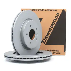 ZIMMERMANN Brake Disc Set for Opel Zafira Tourer C, 17-inch POC J61 (Rear)