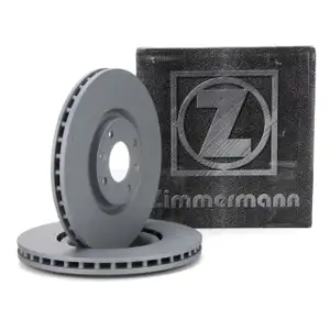 ZIMMERMANN Brake Disc Set for CITROEN C4 1, 2, DS4, DS5, PEUGEOT 208, 3008, 5008 (Front)