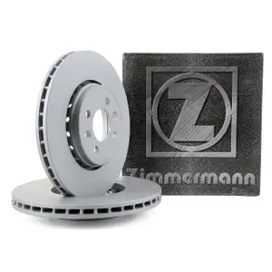 ZIMMERMANN Bremsscheiben Satz f&uuml;r RENAULT Clio 5 Megane 2 Scenic 1 2 Wind vorne 402069518R
