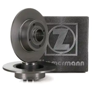 ZIMMERMANN Brake Discs for RENAULT CLIO 3, MEGANE 2, MODUS, TWINGO 2, WIND (Rear)