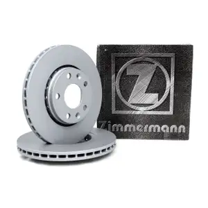 ZIMMERMANN Brake Disc Set, 280 mm, for Dacia Duster, Renault Laguna 3, Megane 3, and Megane 4 (front)