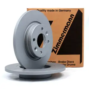 ZIMMERMANN Brake Discs for Renault Logan, Sandero, Twingo, and Smart ForTwo (Front)
