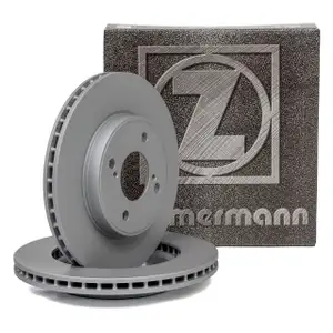 ZIMMERMANN Brake Disc Set for SUZUKI BALENO (FW EW) 1.0, 1.2, 1.2 Hybrid (Front)