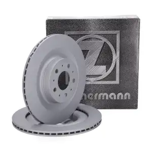 ZIMMERMANN Brake Disc Set for TESLA Model Y 5YJY Rear 1188631-00-A