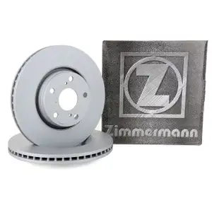 ZIMMERMANN Brake Disc Set for Toyota Auris 2.0D-4D 2.2D 126/177 hp (front)