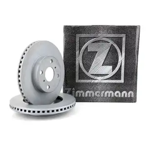 ZIMMERMANN Bremsscheiben Satz f&uuml;r Toyota Yaris 1.0/VVT-i 1.3VVT-i 1.4D-4D vorne