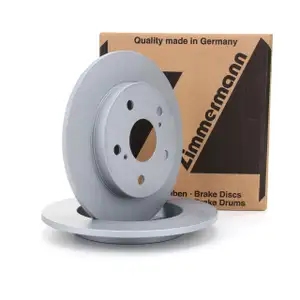 ZIMMERMANN Brake Discs for Toyota Auris 1.4/1.6 VVTi 1.8 Hybrid (Japan) - Rear