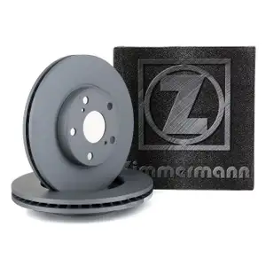 ZIMMERMANN Bremsscheiben Satz f&uuml;r Toyota Auris Corolla 1.3 1.6 1.4D-D vorne