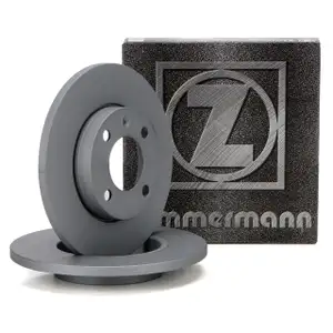 ZIMMERMANN Bremsscheiben Satz f&uuml;r VW Golf 1 2 3 Passat Vento AUDI 80 90 vorne