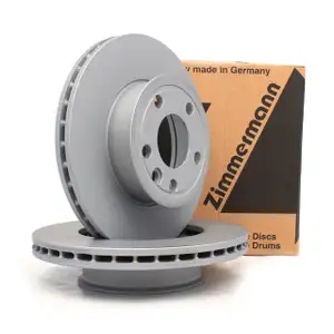 ZIMMERMANN Bremsscheiben Satz f&uuml;r VW Transporter T4 15 Zoll bis 04.1996 vorne