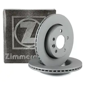 ZIMMERMANN Brake Disc Set for VW Amarok PR-2E4 + Crafter SY SZ PR-1LA (Rear)