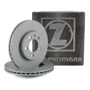 ZIMMERMANN Brake Discs for SEAT Ibiza 5 (KJ1) and VW Polo (AW1, BZ1) &ndash; PR-1ZG (Front)