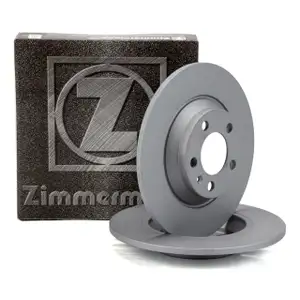 ZIMMERMANN Brake Disc Set for VW POLO (AW1, BZ1) PR-1KE, rear (for vehicles with VIN starting with...)