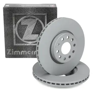 ZIMMERMANN Bremsscheiben Satz f&uuml;r VW Golf 8 Passat B9 Tiguan AUDI A3 8Y vorne 5WA615301B