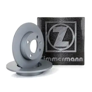 ZIMMERMANN Brake Disc Set for VW Polo 6N2, Lupo, SEAT Arosa, Ibiza (2 rear brake discs)
