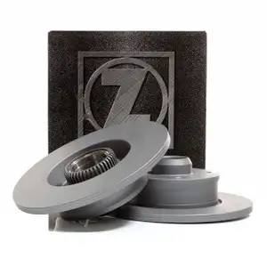 ZIMMERMANN Brake Disc Set for VW Golf 2, 3, Passat B2, B3/B4, Polo 6N1, Vento (Rear)