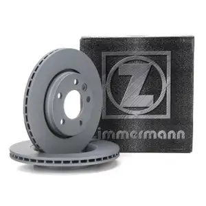 ZIMMERMANN Brake Disc Set for VW Multivan Transporter T5 T6 2E3/2E4 (Rear)
