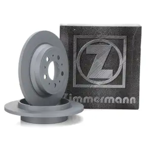 ZIMMERMANN Bremsscheiben Satz f&uuml;r VOLVO S60 S80 V70 2 XC70 Cross Country 15/16 Zoll hinten