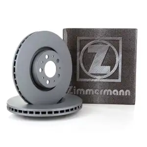 ZIMMERMANN Brake Disc Set for VOLVO S60, V70, XC90 (165 mm front)