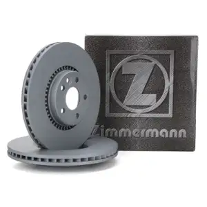 ZIMMERMANN Brake Disc Set for FORD Galaxy S-Max WA6 2.0 EcoBoost, 2.5 ST, 2.2 TDCi (Front)