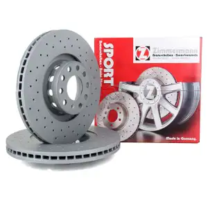 Zimmermann SPORT Bremsscheiben f&uuml;r Audi A6 S6plus C4 A8 4D 4E VW Phaeton vorne