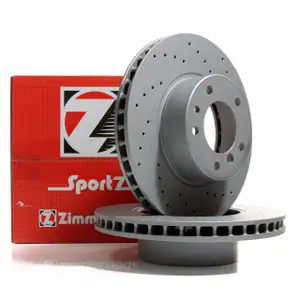 Zimmermann SPORT Bremsscheiben Satz f&uuml;r BMW 5er E34 540i 7er E32 730-750i vorne