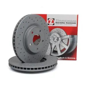 Zimmermann SPORT brake discs for Nissan Qashqai, X-Trail, and Renault Koleos (Front)