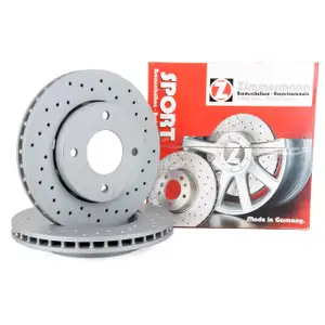 Zimmermann SPORT brake discs for Mitsubishi Colt CZC VI Smart ForFour (Front)