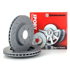 Zimmermann SPORT Brake Disc Set for CITROEN, JEEP, MITSUBISHI, and PEUGEOT (Front)